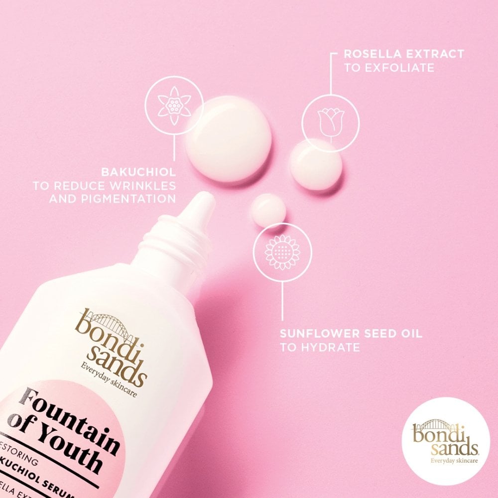 Bondi Sands Fountain Of Youth Restoring Bakuchiol Serum 30ml