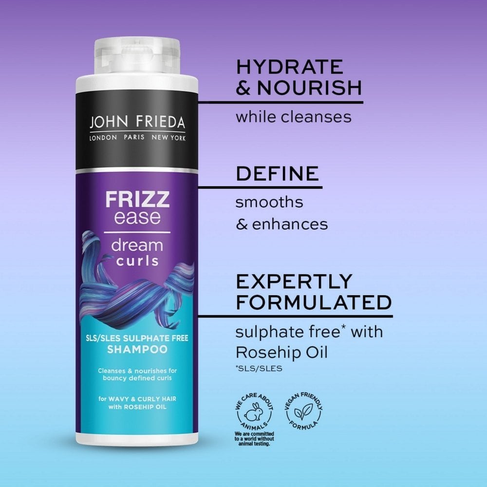 John Frieda Frizz Ease Dream Curls Shampoo & Curl-Defining Conditioner Twin 2 x 500ml