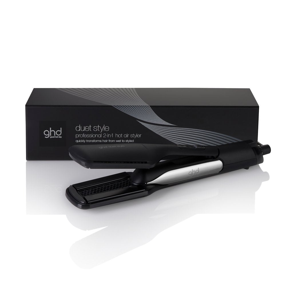 ghd Duet Style 2-in-1 Hot Air Straightener, Drier & Styler Black