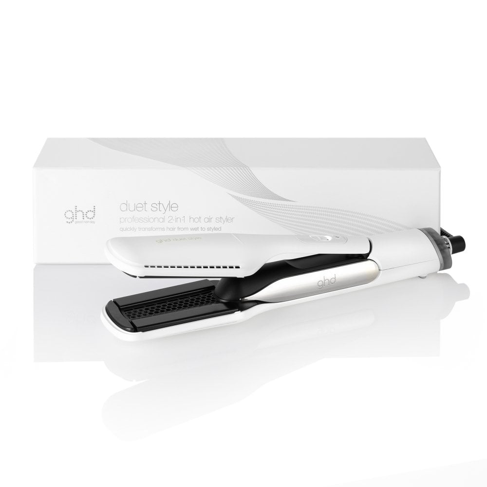 ghd Duet Style 2-in-1 Hot Air Straighter, Drier & Styler White