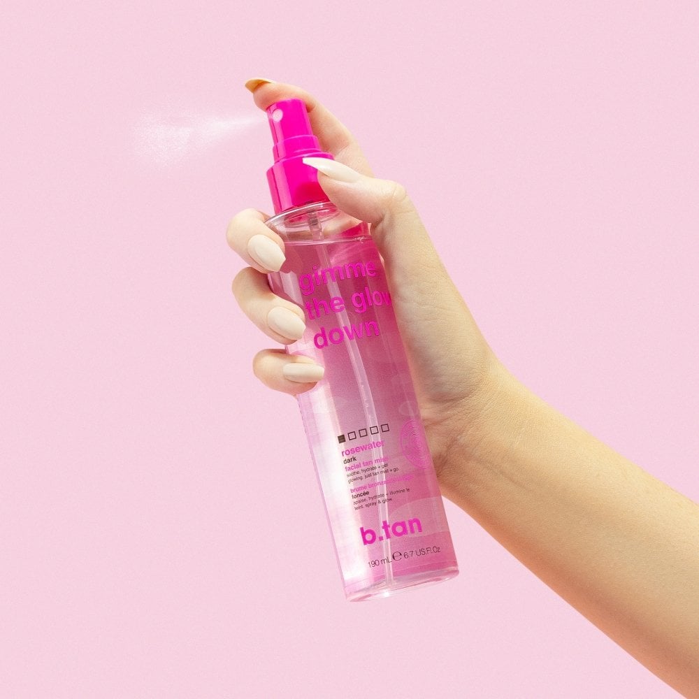 b.tan Gimme The Glow Down Facial Tanning Mist Dark 190ml