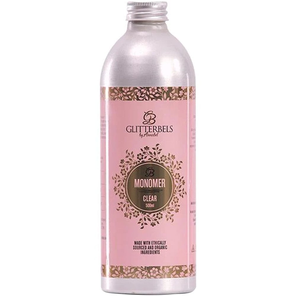 Glitterbels Clear Acrylic Monomer Liquid 500ml
