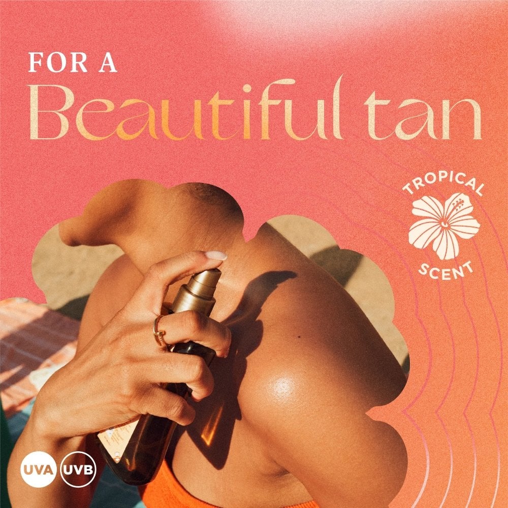 Hawaiian Tropic Glowing Protection Dry Oil SPF15 100ml