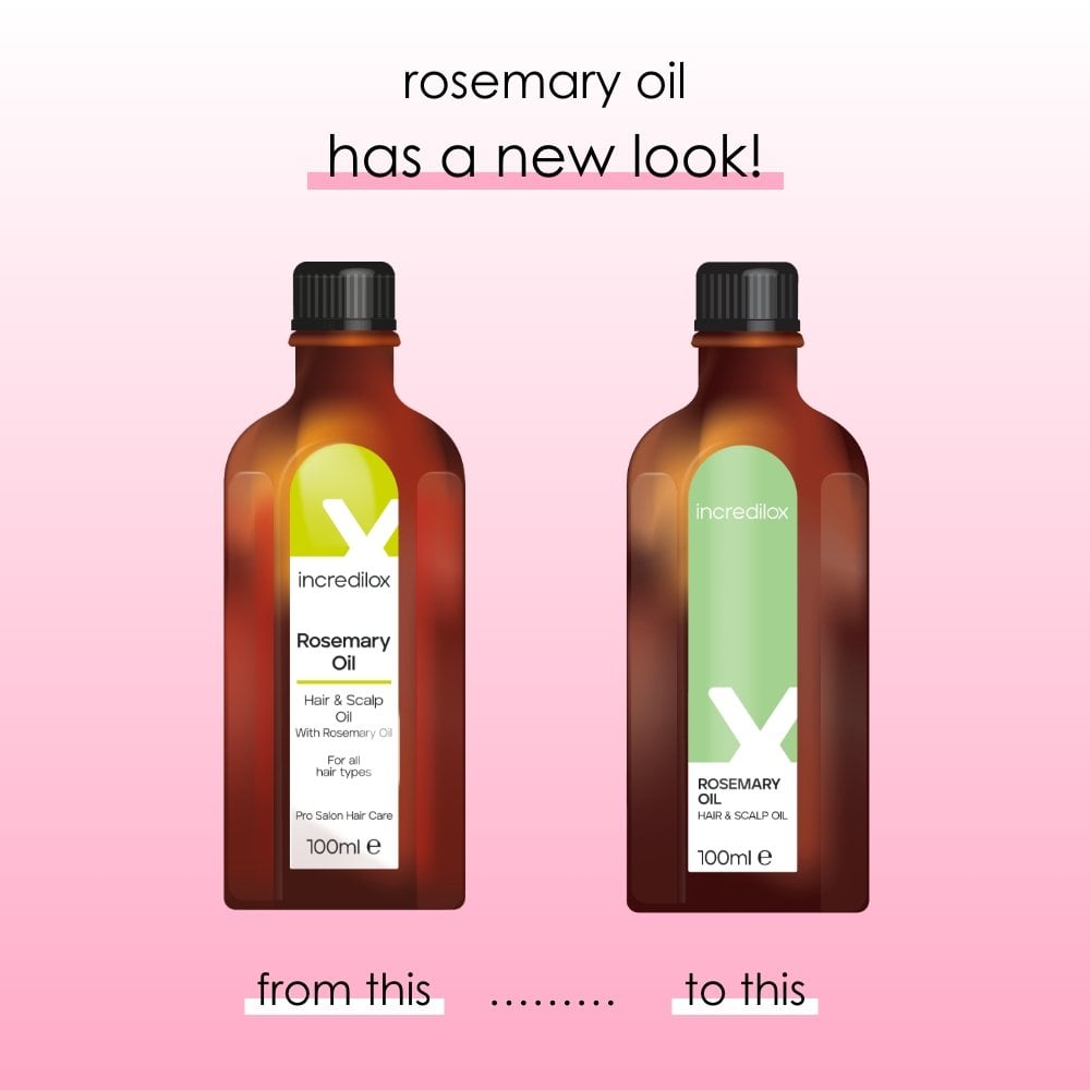 Incredilox Hair & Scalp Rosemary Oil 100ml & Nourishing Argan Treatment Oil 100ml Twin