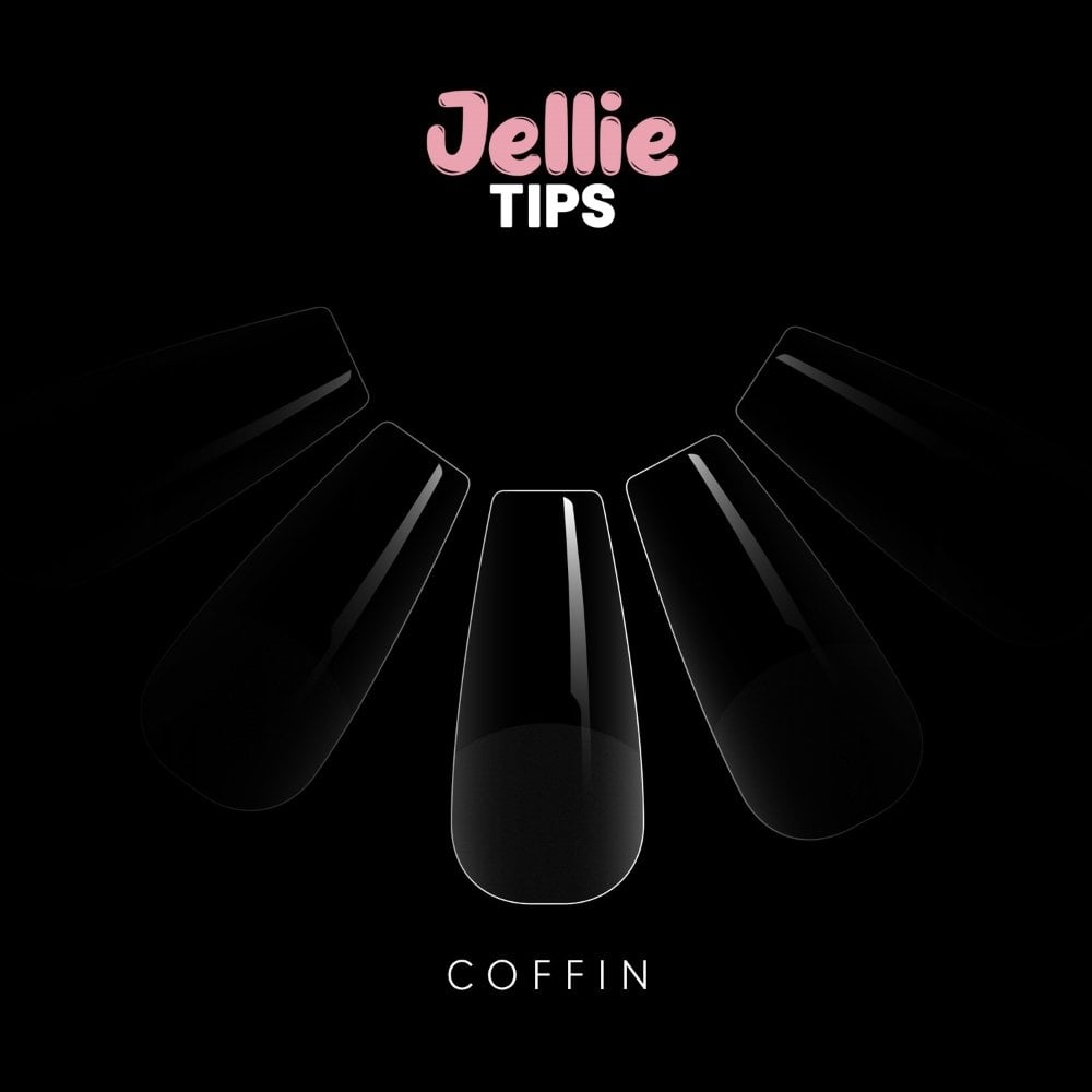 Halo Jellie Tips Soft Gel Nail Tips Coffin x480 Sizes 0-11