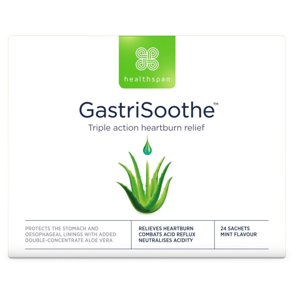 Healthspan GastriSoothe Triple Action Heartburn Relief 24 Sachets