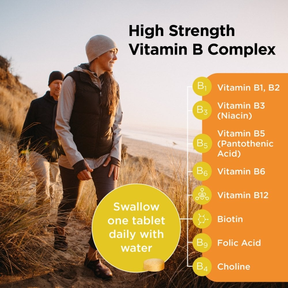 Healthspan High Strength 8 Vitamin B Complex 120 Tablets