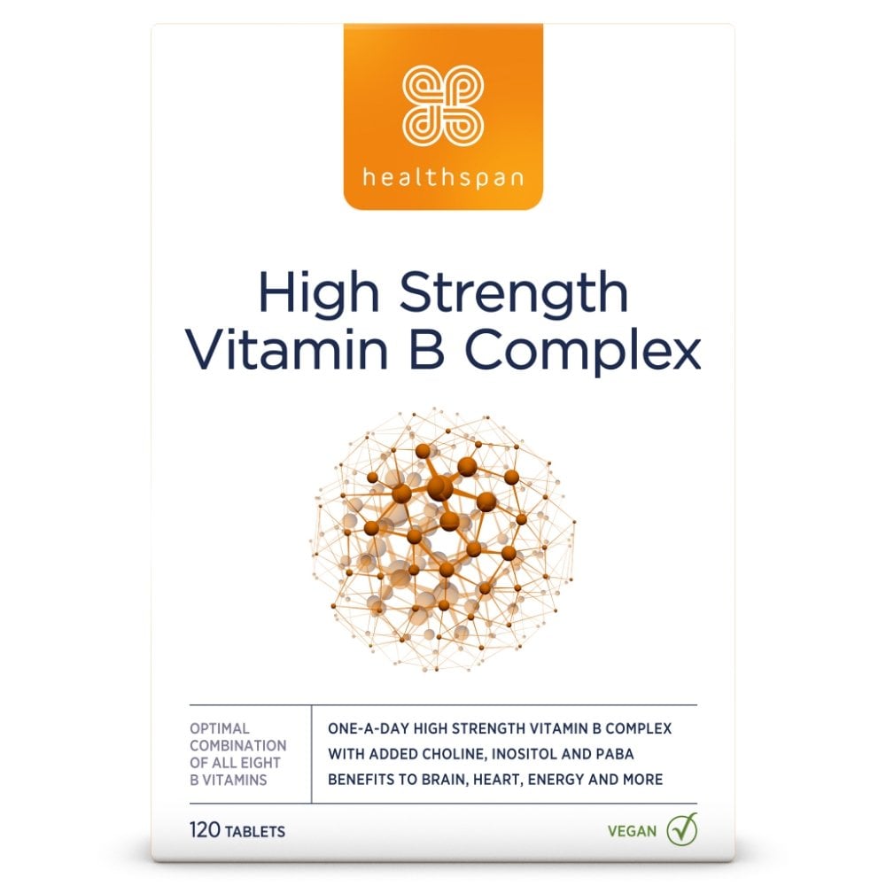 Healthspan High Strength 8 Vitamin B Complex 120 Tablets
