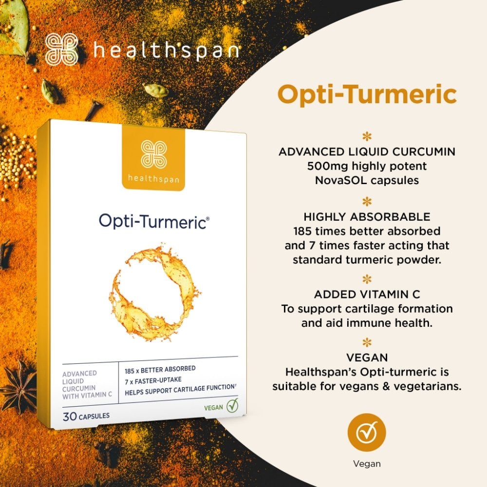 Healthspan Opti-Turmeric 30 Capsules