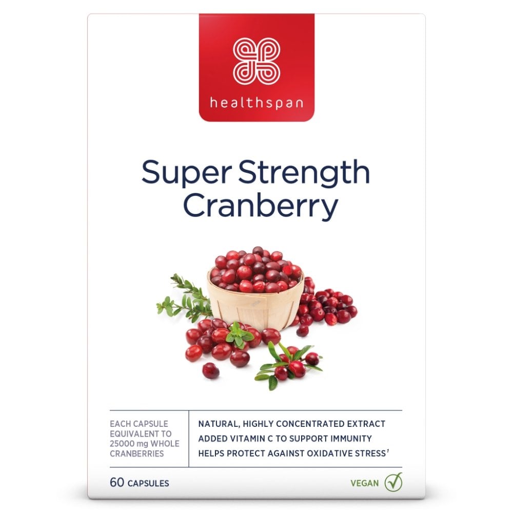 Healthspan Super Strength Cranberry 25,000mg 60 Capsules