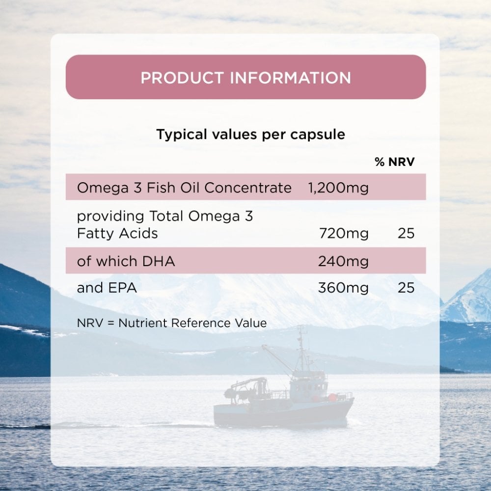 Healthspan Super Strength Omega 3 1200mg 60 Capsules