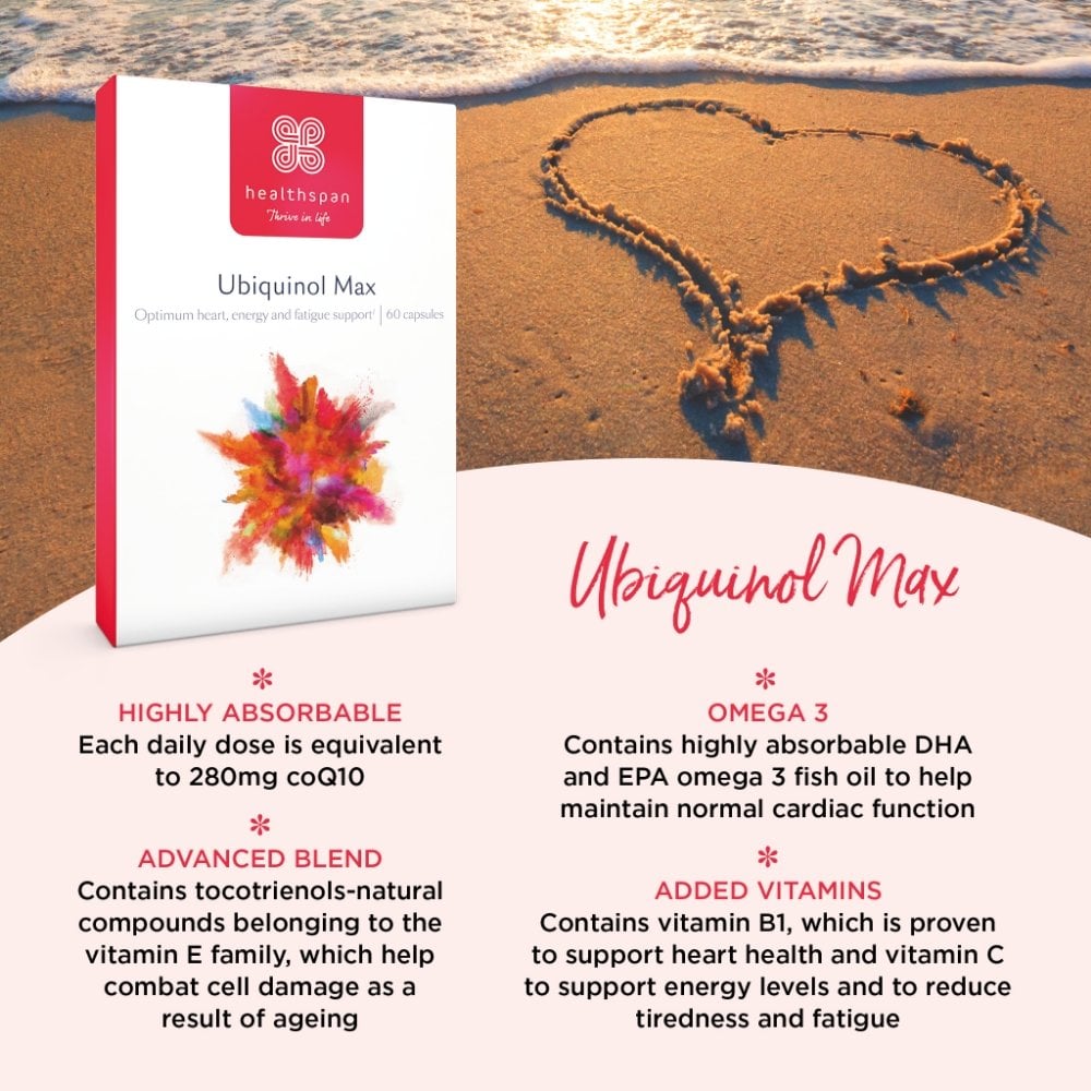 Healthspan Ubiquinol Max 60 Capsules