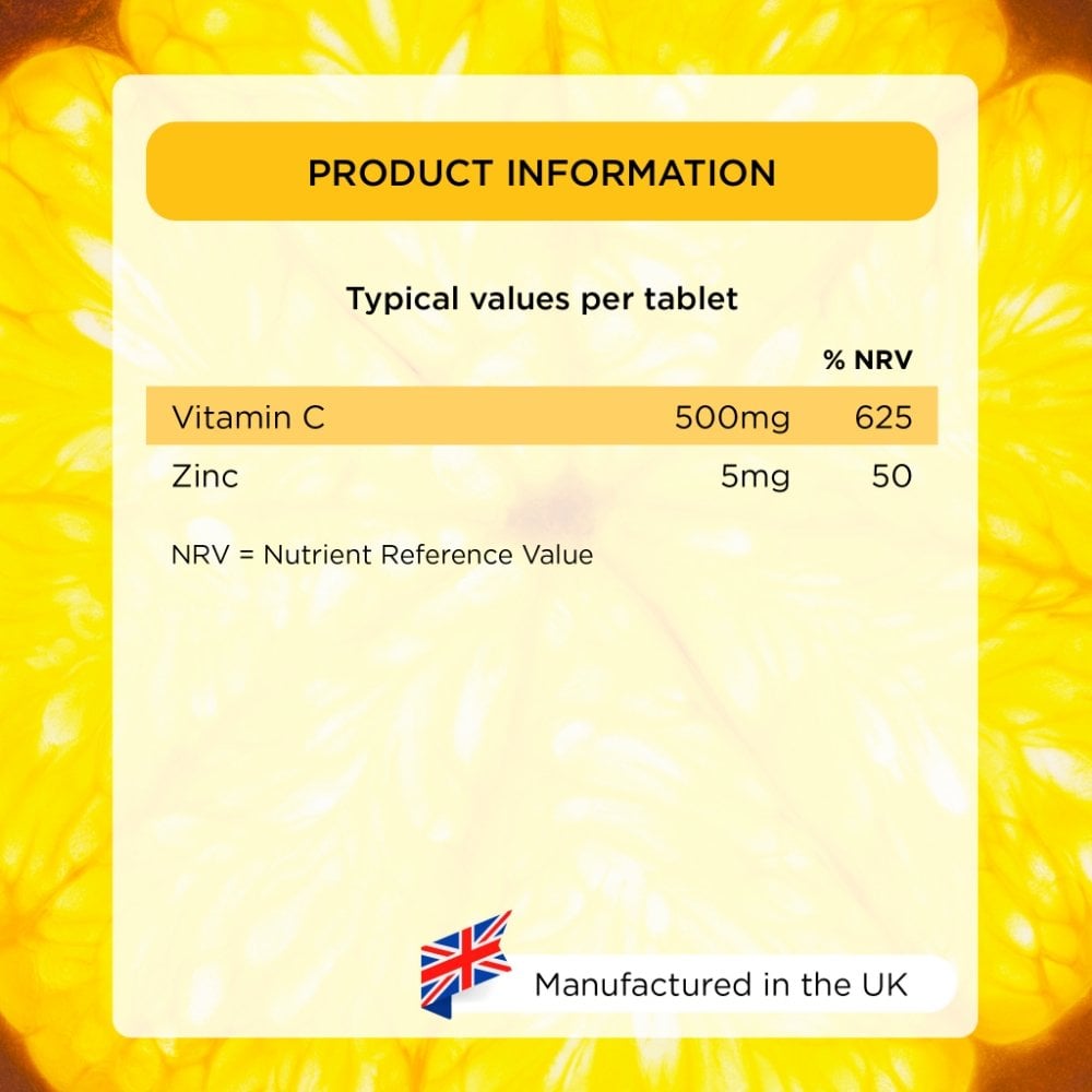 Healthspan Vitamin C Sustained Release 500mg 90 Tablets