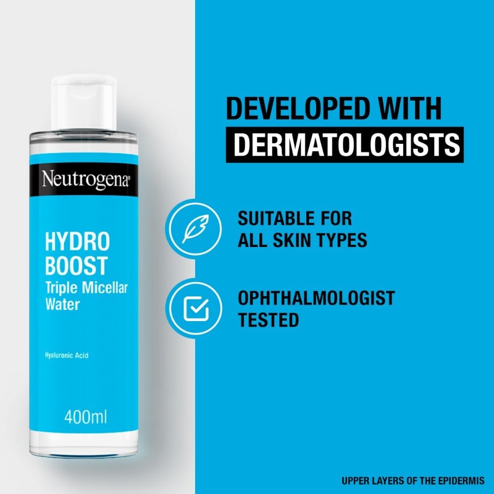 Neutrogena Hydro Boost Triple Micellar Water 400ml