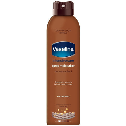 Vaseline Intensive Care Cocoa Radiant Continuous Spray Body Lotion 190ml