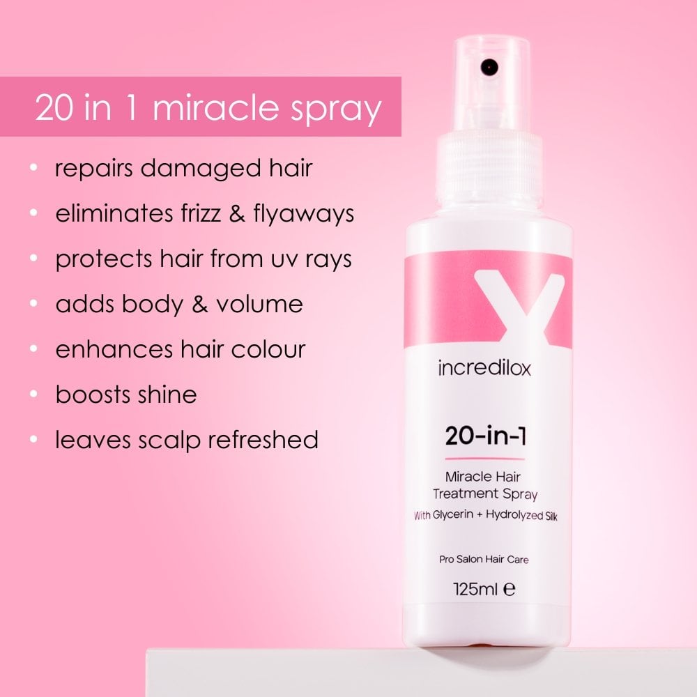 Incredilox Intensive Deep Repair Treatment Mask 500ml & 20-In-1 Treatment Spray 125ml Duo