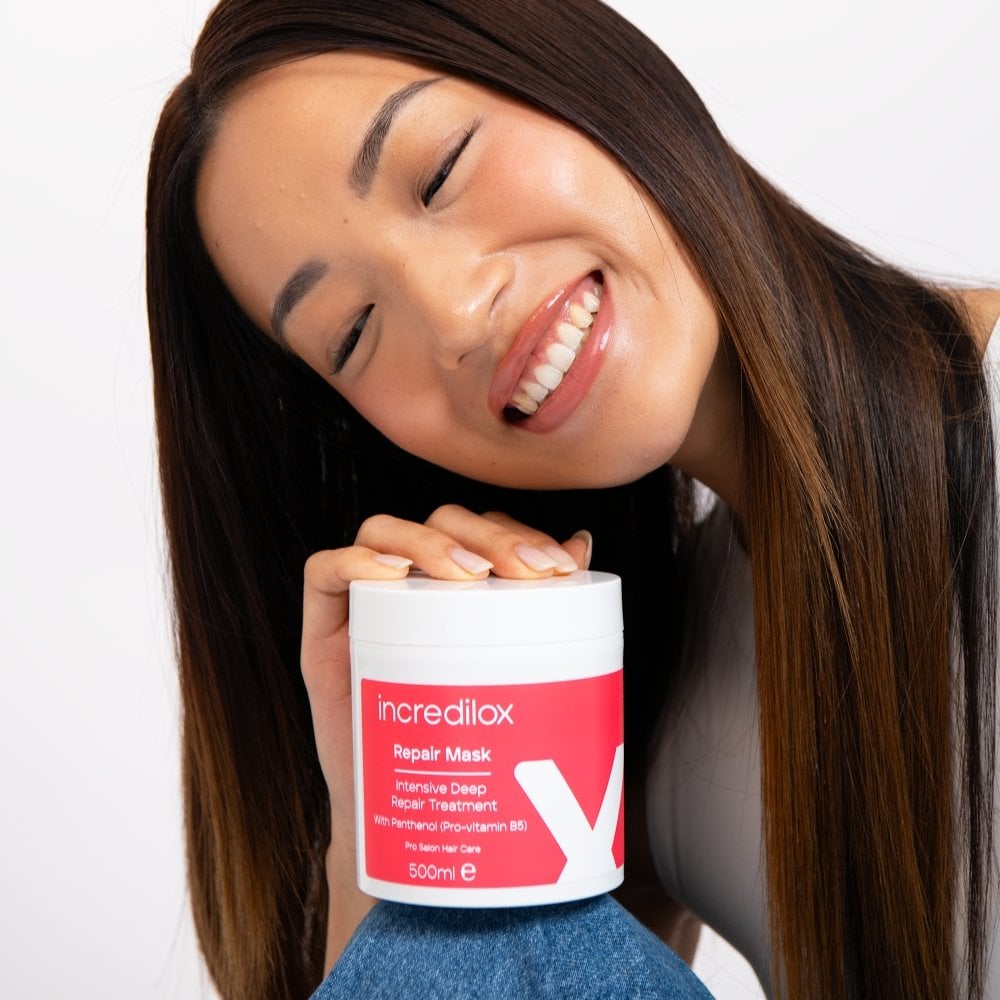 Incredilox Intensive Deep Repair Treatment Mask 500ml & Detangling Hair Brush Duo
