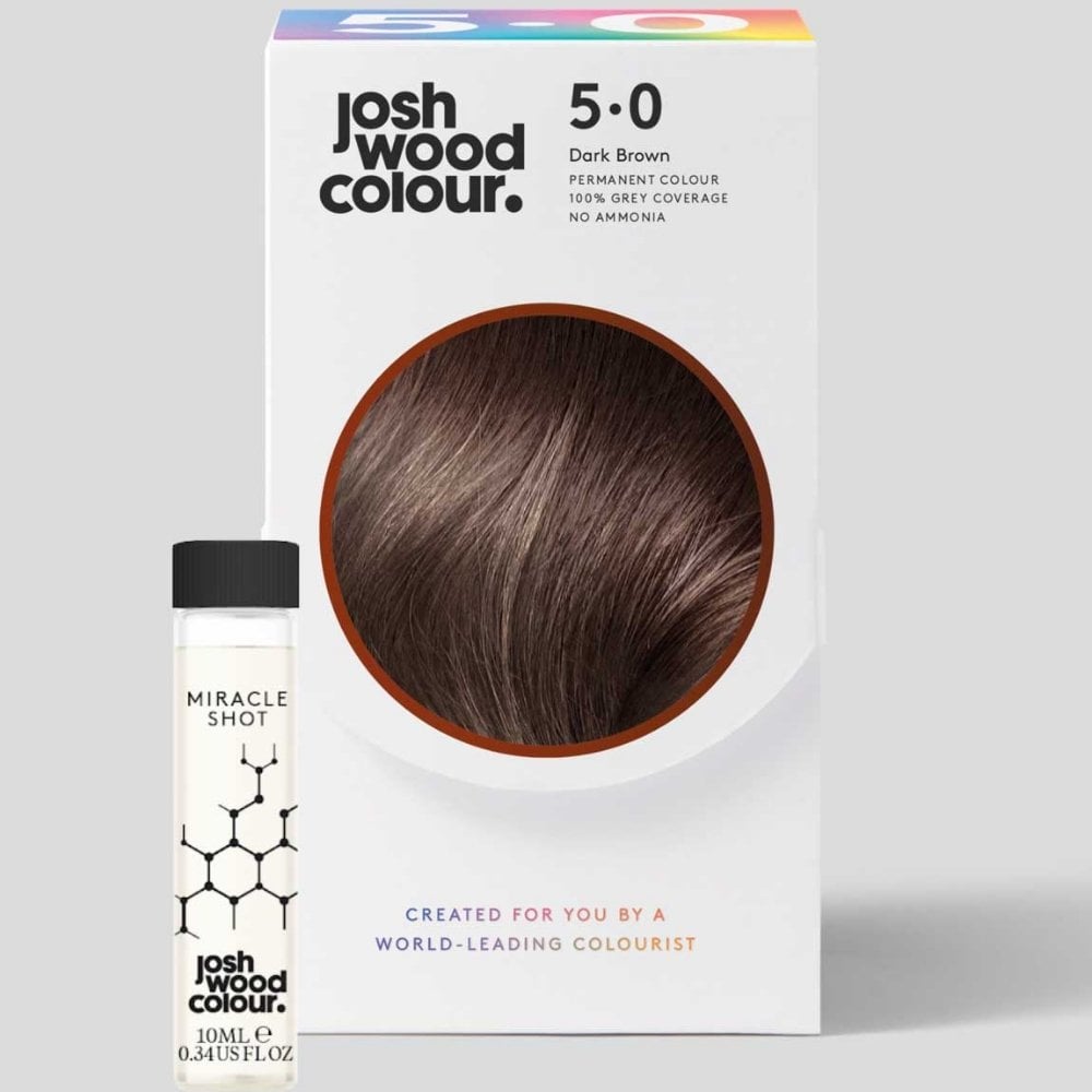 Josh Wood Colour 5.0 Dark Brown Colour Miracle Permanent Colour Kit