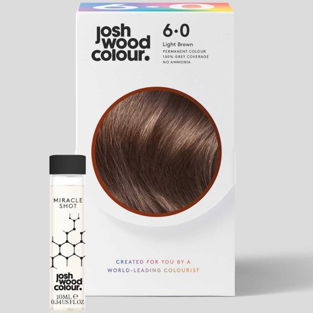 Josh Wood Colour 6.0 Light Brown Colour Miracle Permanent Colour Kit