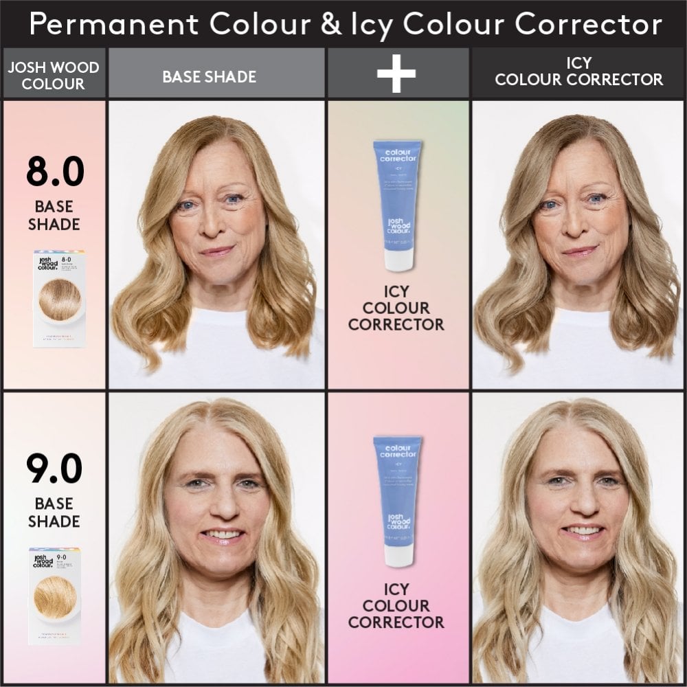 Josh Wood Colour Permanent Hair Colour Icy Colour Corrector 25ml
