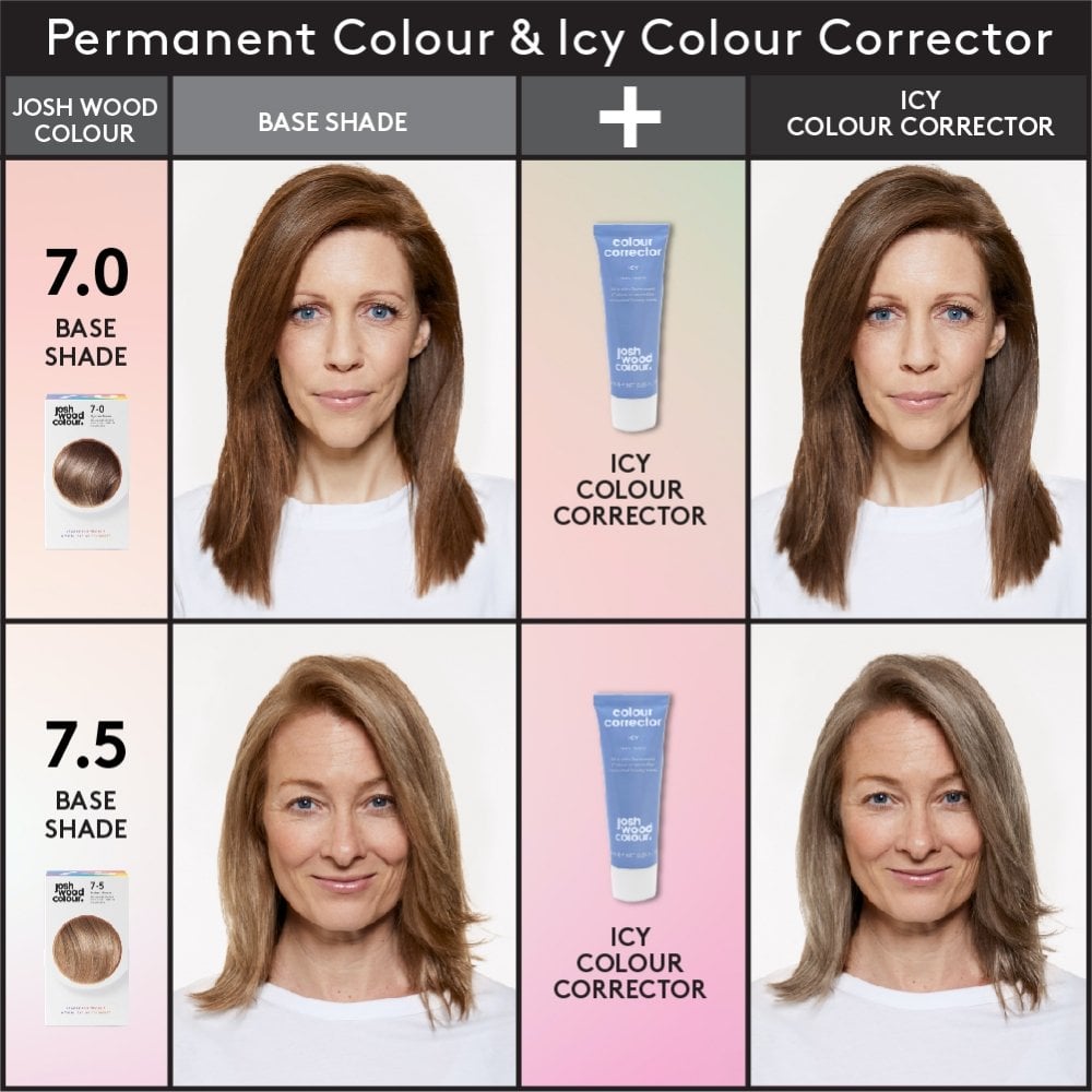 Josh Wood Colour Permanent Hair Colour Icy Colour Corrector 25ml