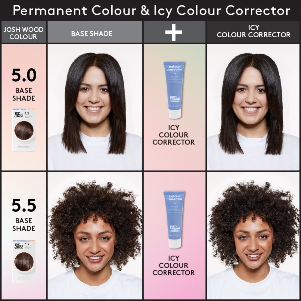 Josh Wood Colour Permanent Hair Colour Icy Colour Corrector 25ml