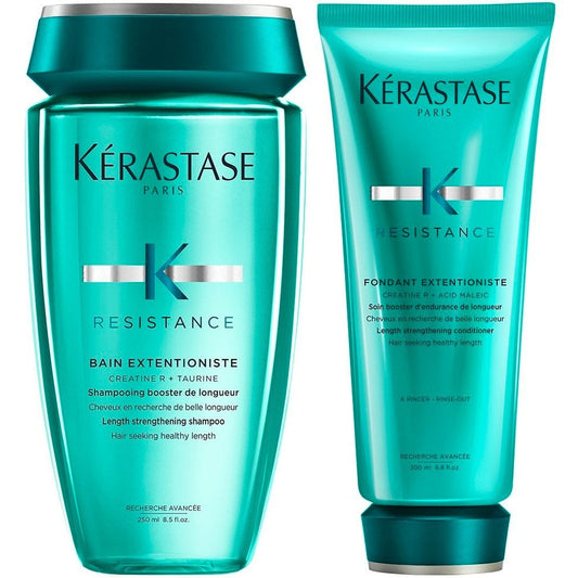 Kérastase Resistance Bain Extentioniste Length Strengthening Shampoo 250ml & Fondant Conditioner 200ml Twin