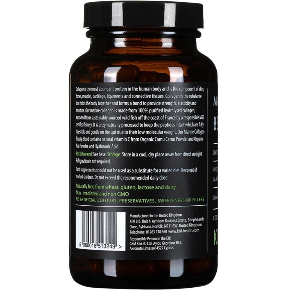 Kiki Health Hydrolysed Marine Collagen Beauty Blend 150 Vegicaps