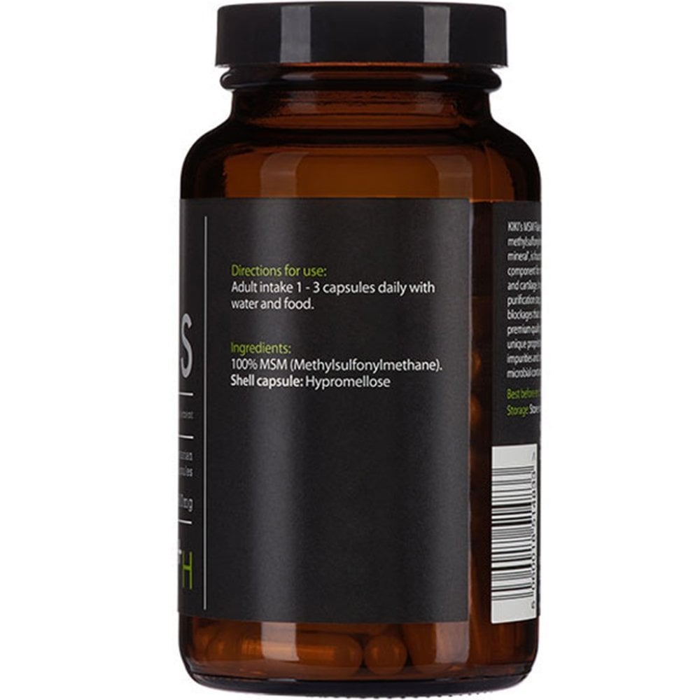 Kiki Health Natural Sulphur MSM Flakes 100 Vegicaps