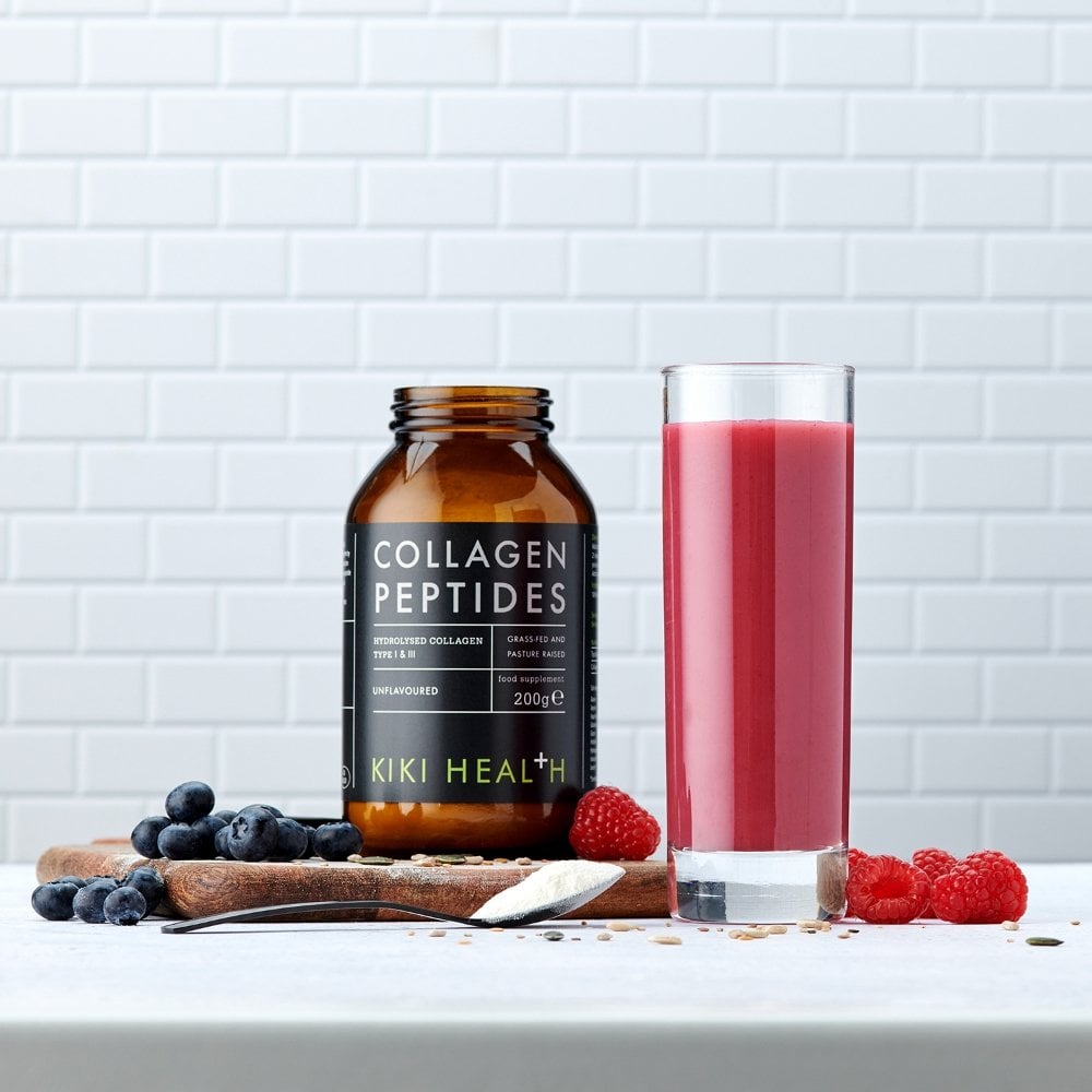 Kiki Health Unflavoured Hydrolysed Collagen Peptide Powder Food Supplement 200g