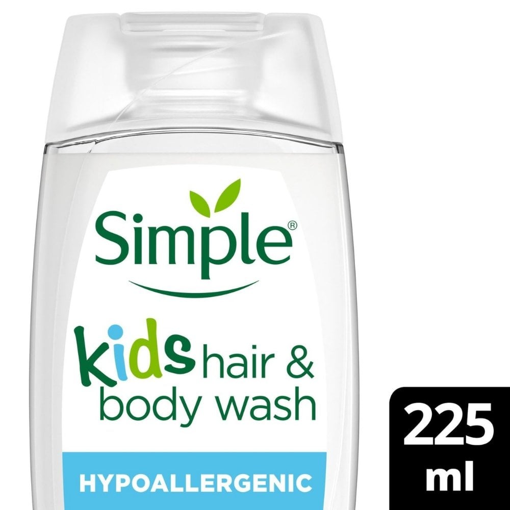Simple Kind To Skin Kids Hypoallergenic Hair & Body Wash 225ml