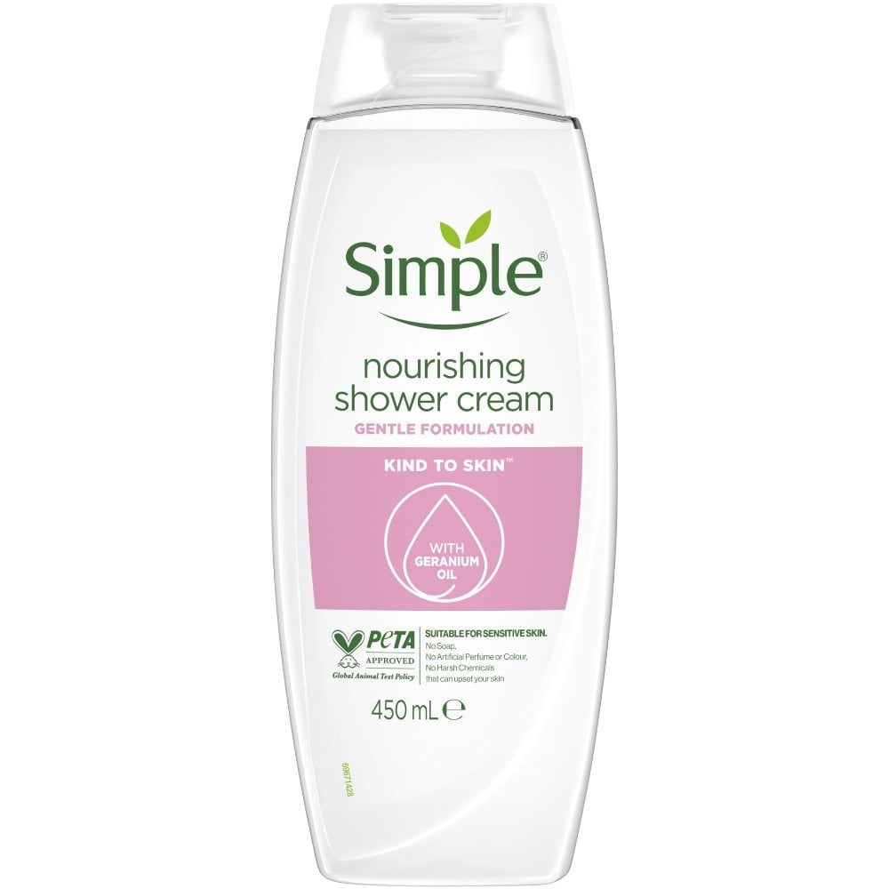 Simple Kind To Skin Nourishing Shower Cream 450ml