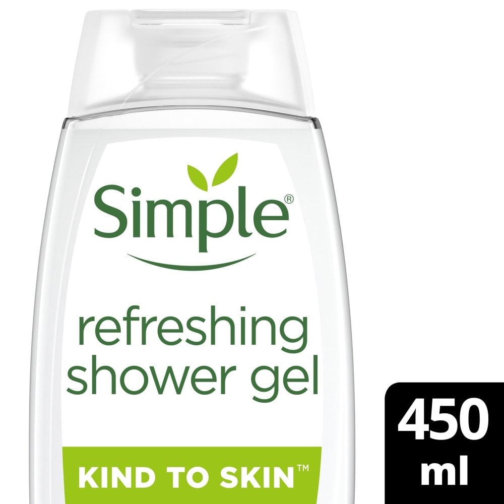 Simple Kind To Skin Refreshing Shower Gel 450ml