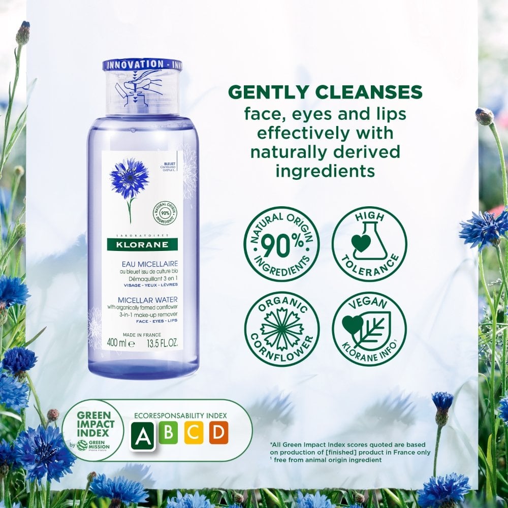 Klorane Soothing Micellar Cleanser 400ml