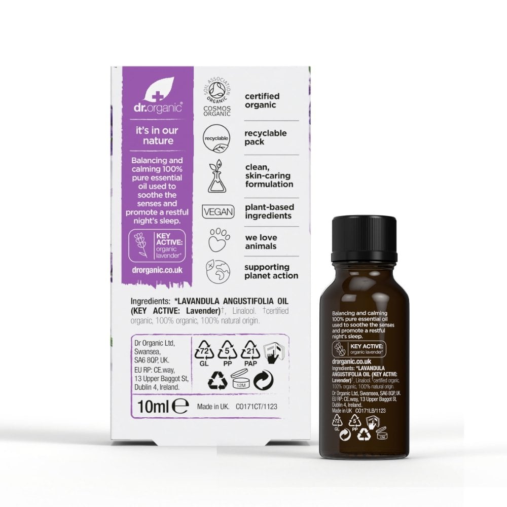 Dr. Organic Lavender Pure Oil 10ml