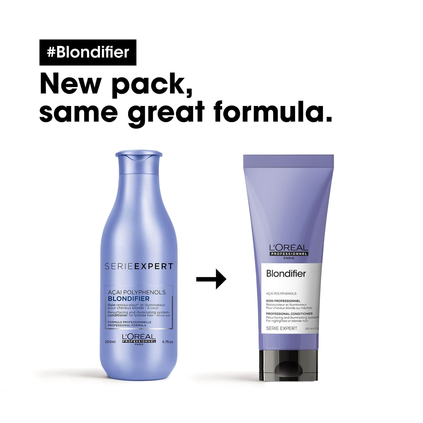 L'Oreal Professionnel Serie Expert Blondifier Gloss Resurfacing + Illuminating Conditioner 200ml