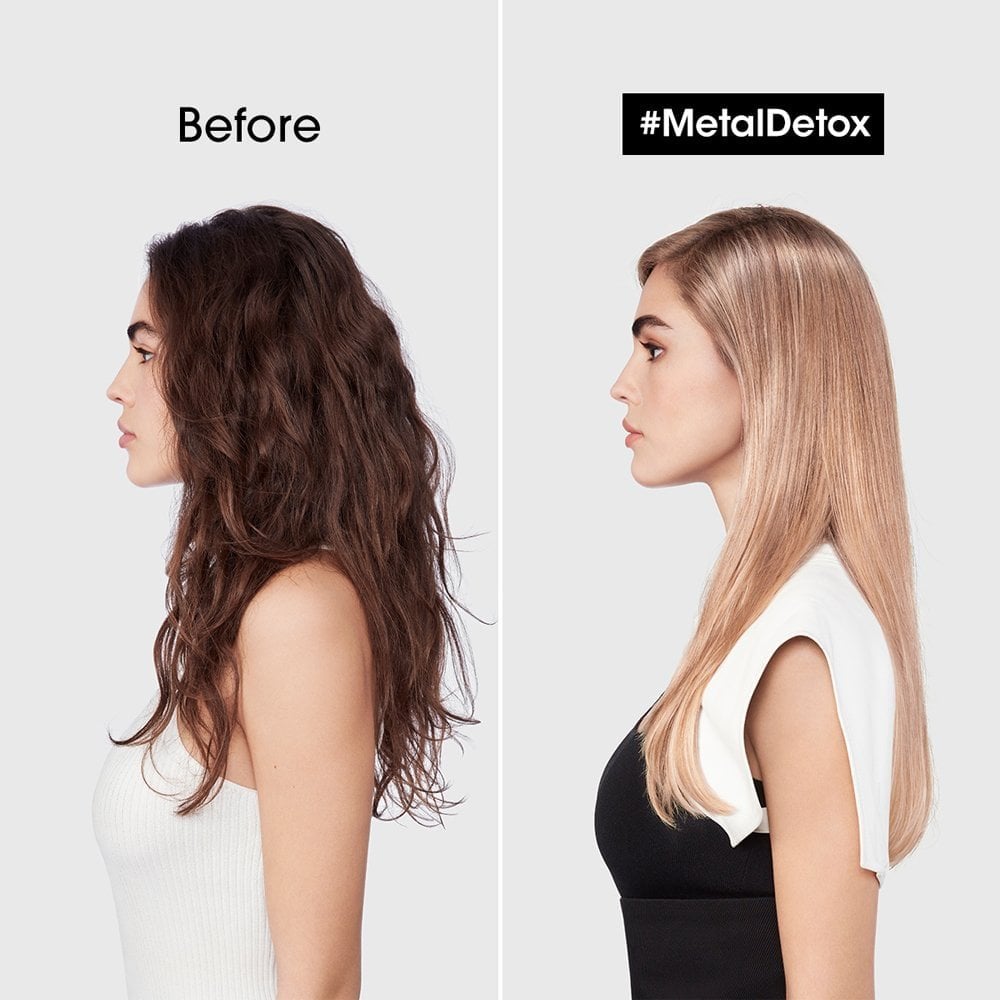 L'Oreal Professionnel Serie Expert Metal Detox Anti-Metal Cleansing Cream Shampoo 1500ml & Mask 500ml Twin