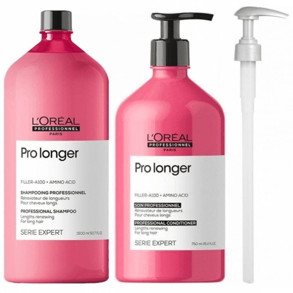 L'Oreal Professionnel Serie Expert Pro Longer Lengths Renewing Shampoo 1500ml & Conditioner 750ml Twin