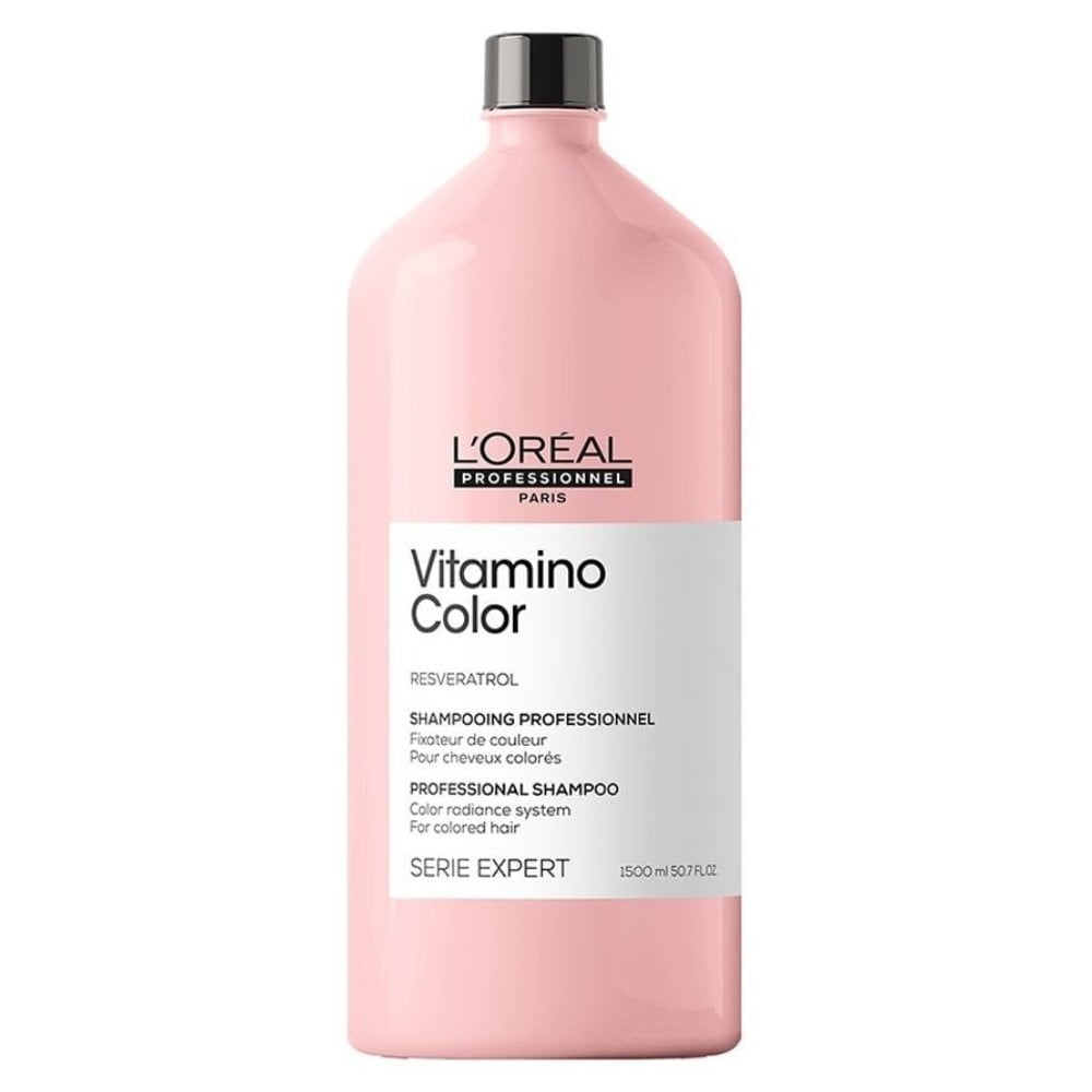L'Oreal Professionnel Serie Expert Vitamino Colour Radiance Shampoo 1500ml, Conditioner 750ml & Mask 500ml