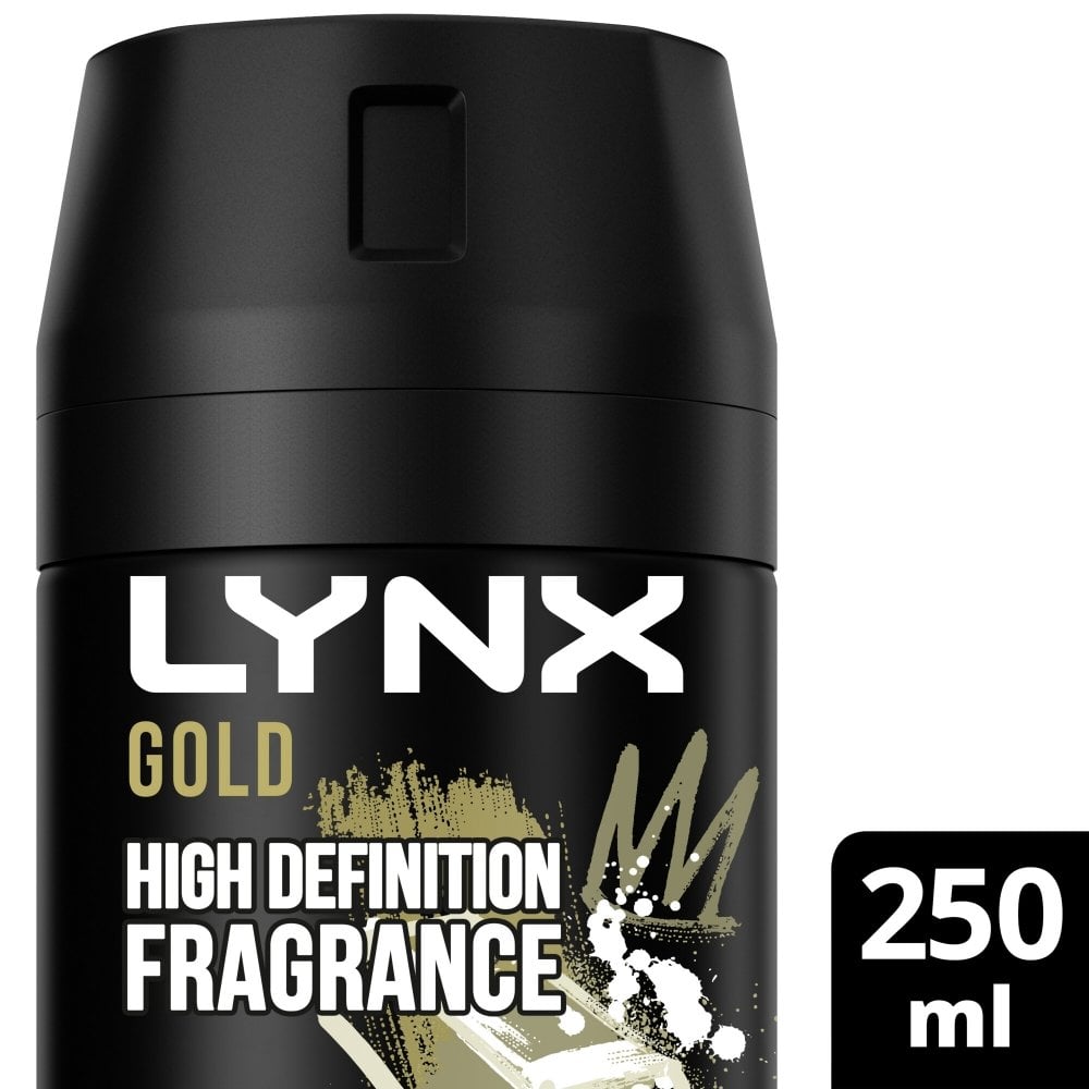 Lynx XXL Gold 48h Oudwood & Fresh Vanilla Deodorant Body Spray 250ml