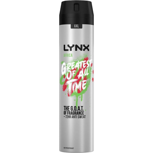 Lynx XXL Africa 72h Anti-Perspirant Deodorant Spray 250ml