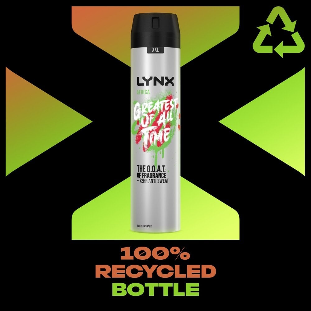Lynx XXL Africa 72h Anti-Perspirant Deodorant Spray 250ml