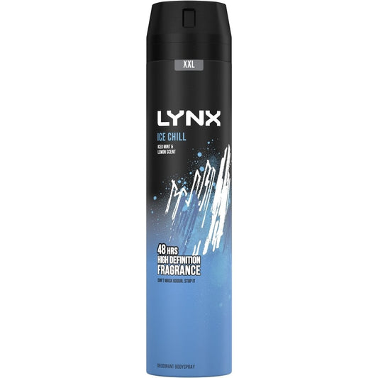 Lynx XXL Ice Chill 48h Iced Mint & Lemon Deodorant Body Spray 250ml