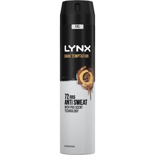 Lynx XXL Dark Temptation 72h Dark Chocolate Anti-Perspirant Deodorant Spray 250ml