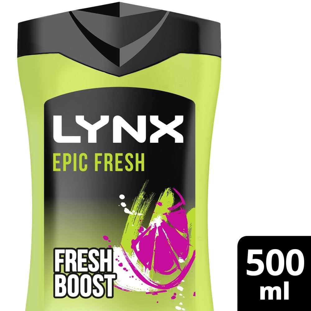 Lynx XXL 3 In 1 Epic Fresh Shower Gel 500ml