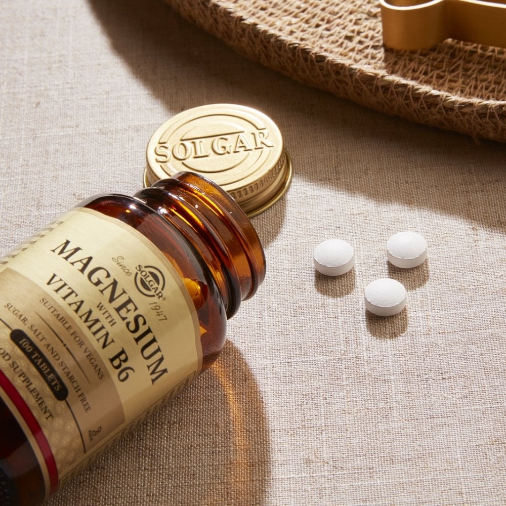 Solgar Magnesium with Vitamin B6 100 Tablets
