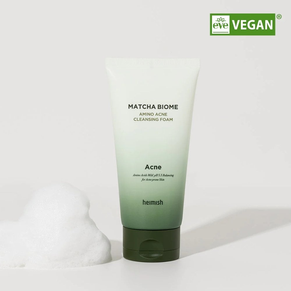 Heimish Matcha Biome Amino Acne Balancing pH 5.5 Cleansing Foam 150ml