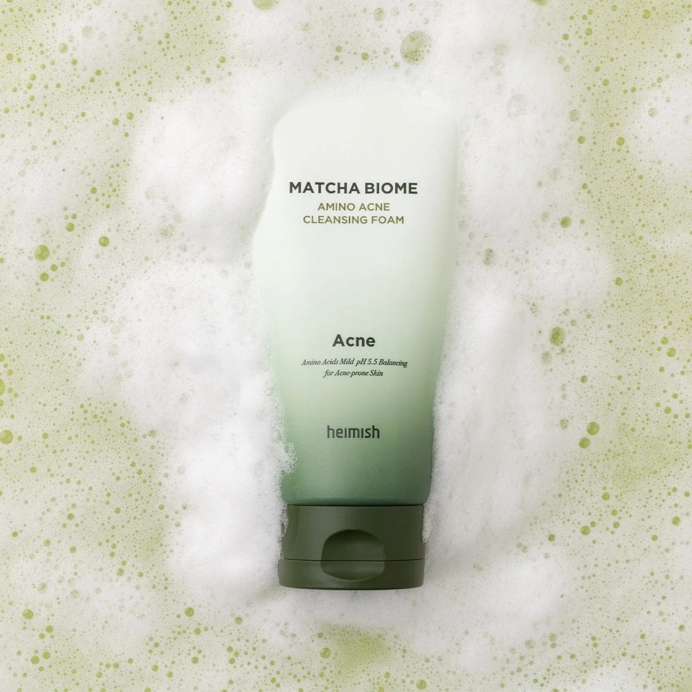 Heimish Matcha Biome Amino Acne Balancing pH 5.5 Cleansing Foam 150ml