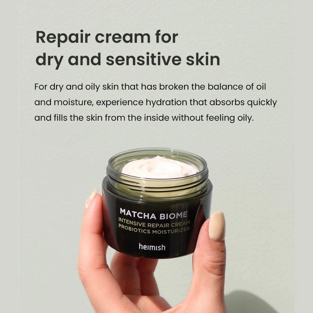Heimish Matcha Biome Intensive Repair Cream Probiotics Moisturiser 50ml