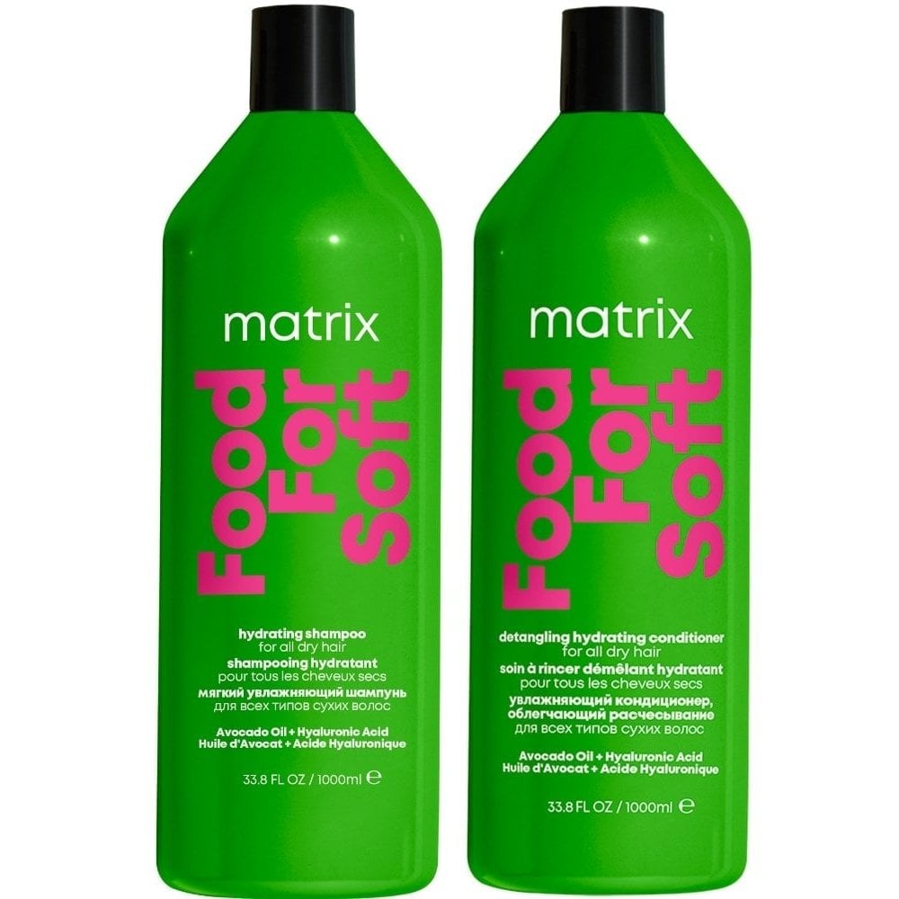 Matrix Food For Soft Hydrating Shampoo & Detangling Conditioner Twin 2 x 1000ml